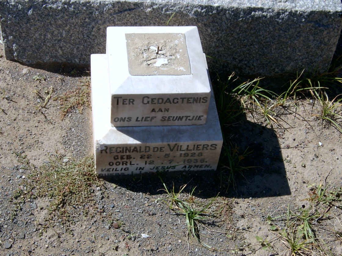 VILLIERS Reginald, de 1928-1935
