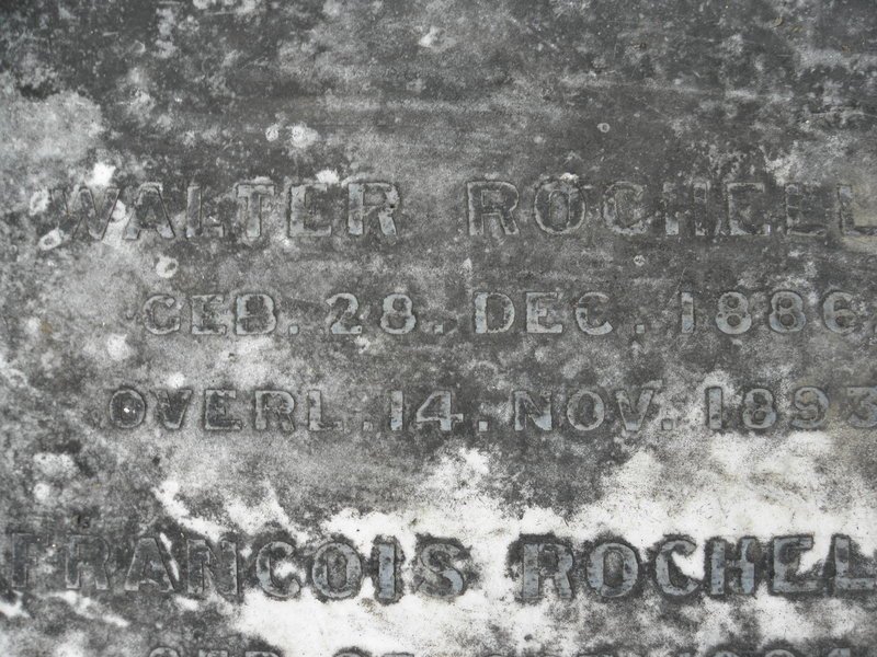 VILLIERS Walter Rochelle, de 1886-1893