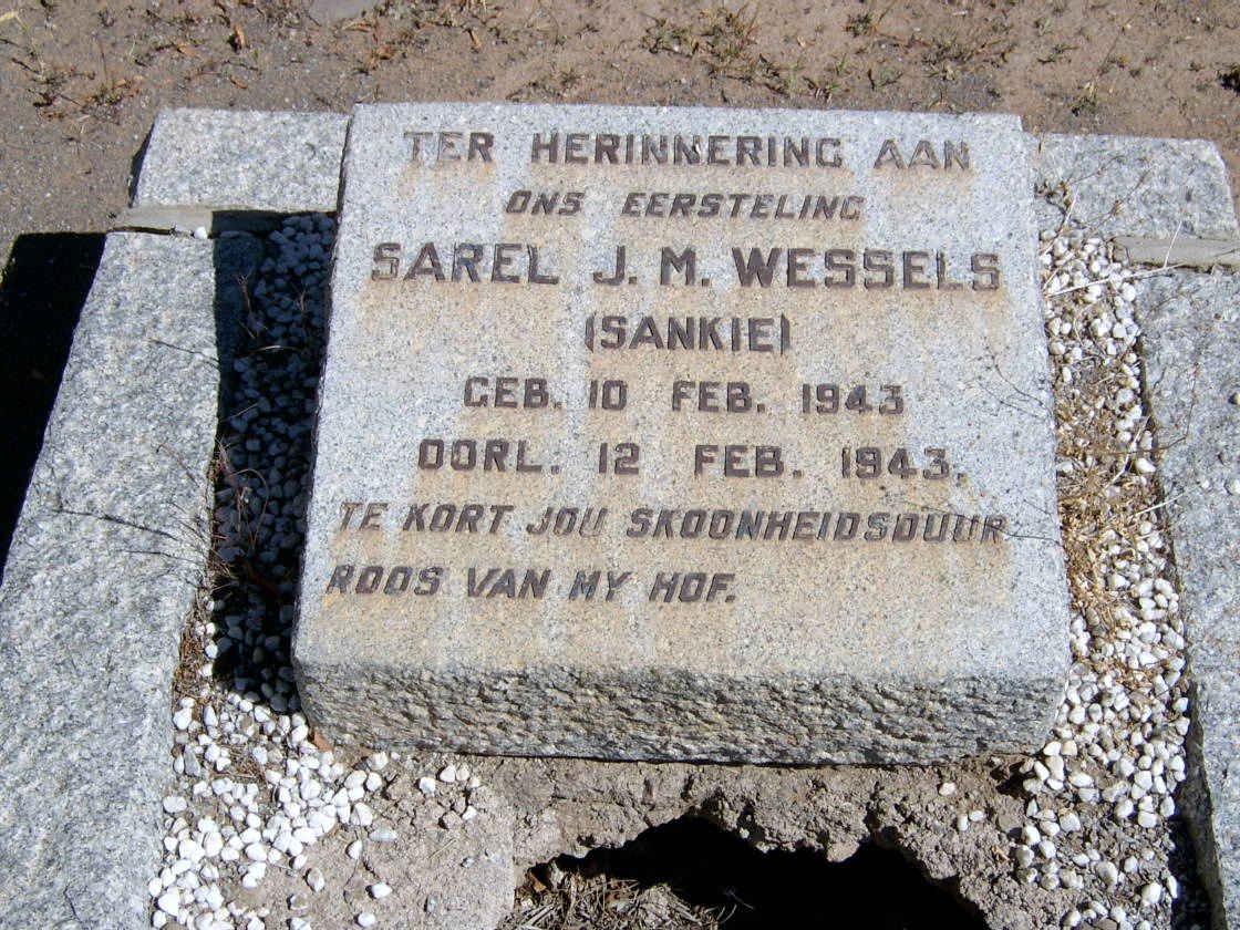 WESSELS Sarel J.M. 1943-1943
