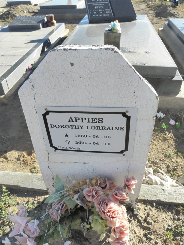 APPIES Dorothy Lorraine 1953-2005