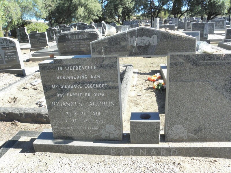 BARNARD Johannes Jacobus 1918-1972