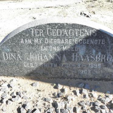 HAASBROEK Dina Johanna nee SMITH 1895-1967
