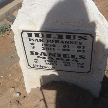 JULIUS Isak Johannes 1956-2011 :: DANIELS Maria 1960-2017