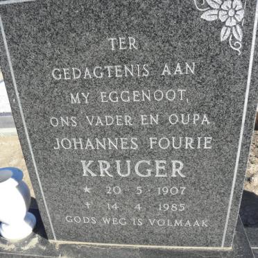 KRUGER Johannes Fourie 1907-1985