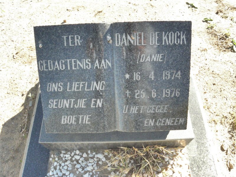 KOCK Daniel, De 1974-1976