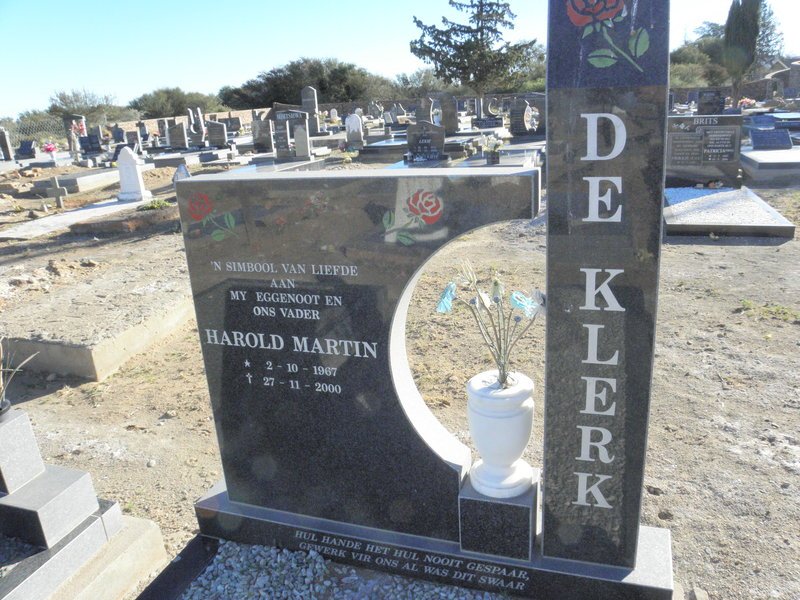 KLERK Harold Martin, De 1907-2000