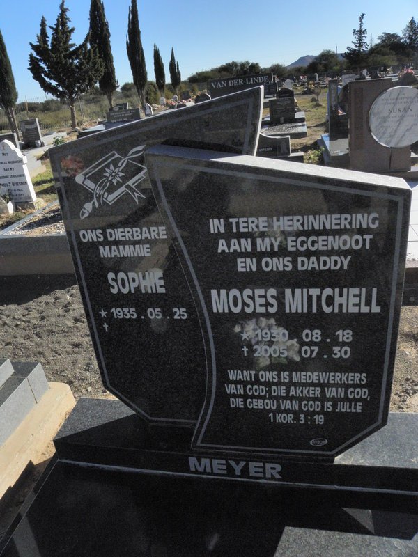 MEYER Moses Mitchell 1930-2005 &amp; Sophie 1935-
