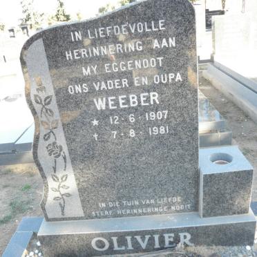 OLIVIER Weeber 1907-1981