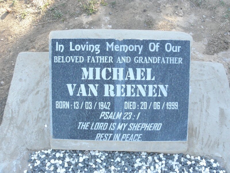 REENEN Michael, van 1942-1999