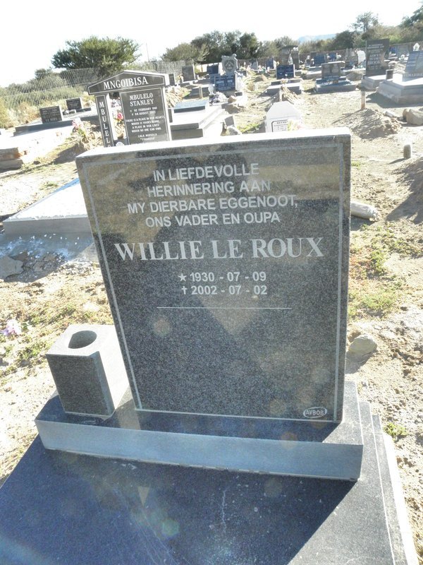 ROUX Willie, Le 1930-2002