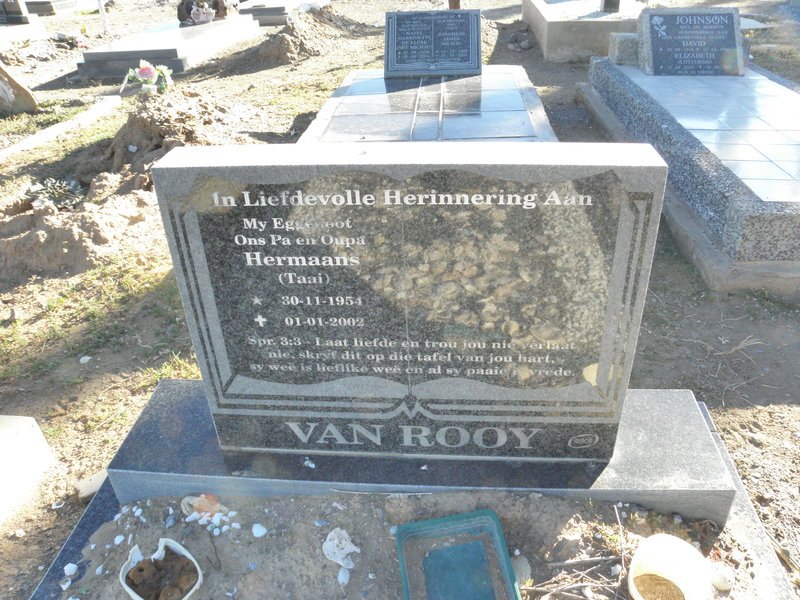 ROOY Hermaans, van 1954-2002 