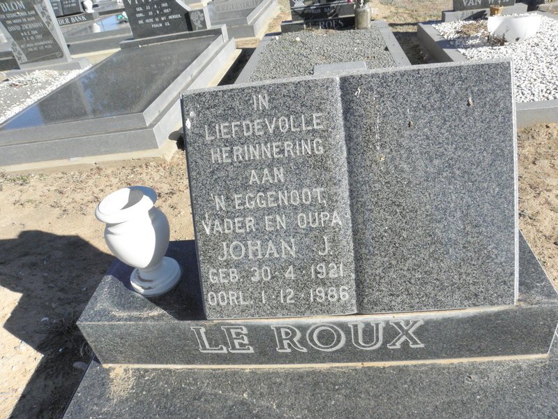 ROUX Johan J., Le 1921-1986