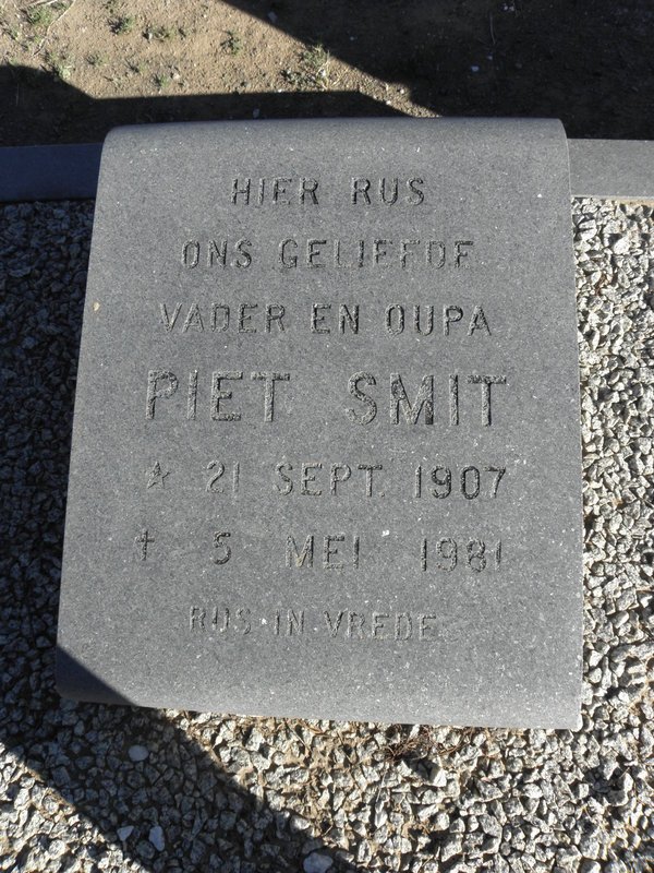 SMIT Piet 1907-1981