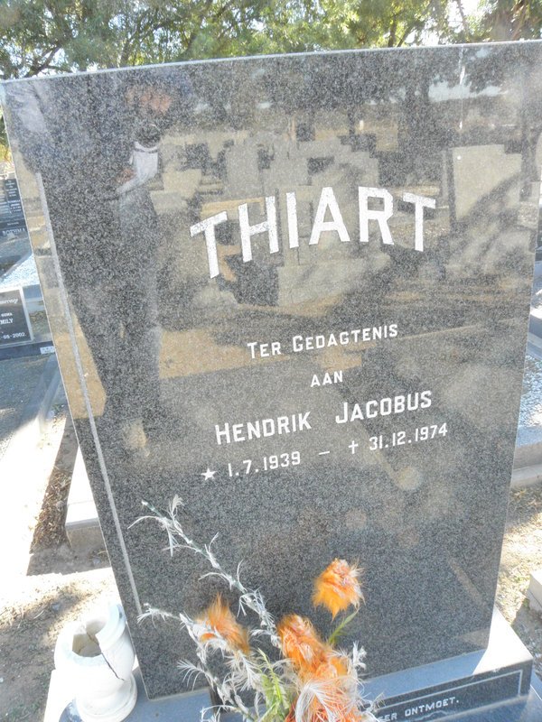 THIART Hendrik Jacobus 1939-1974