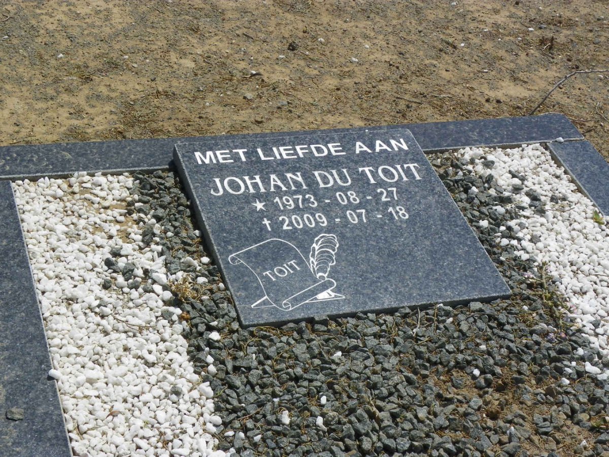 TOIT Johan, du 1973-2009