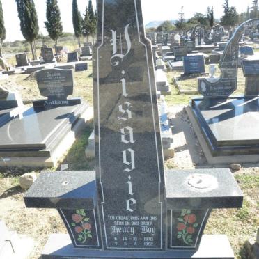 VISAGIE Henry Boy 1970-1992 