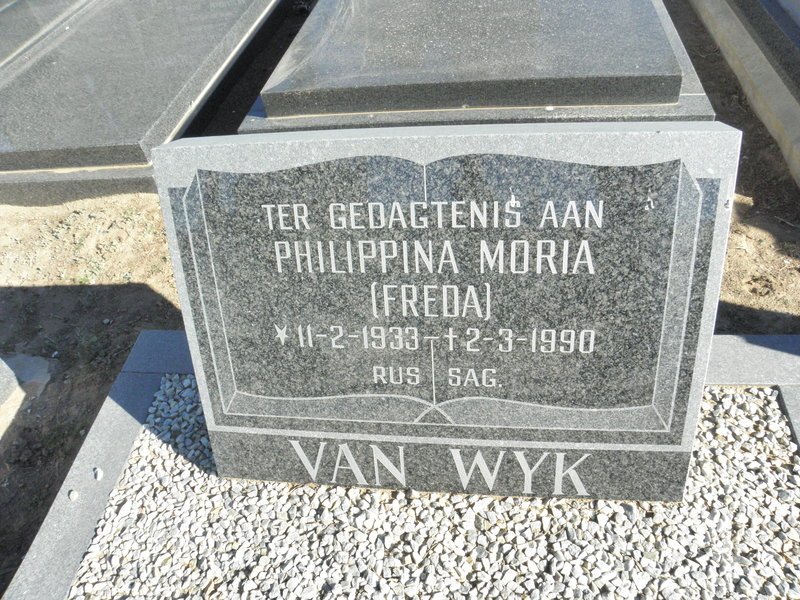 WYK Philippina Moria, van 1933-1990