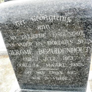 BEZUIDENHOUT Jerome 1913-1952