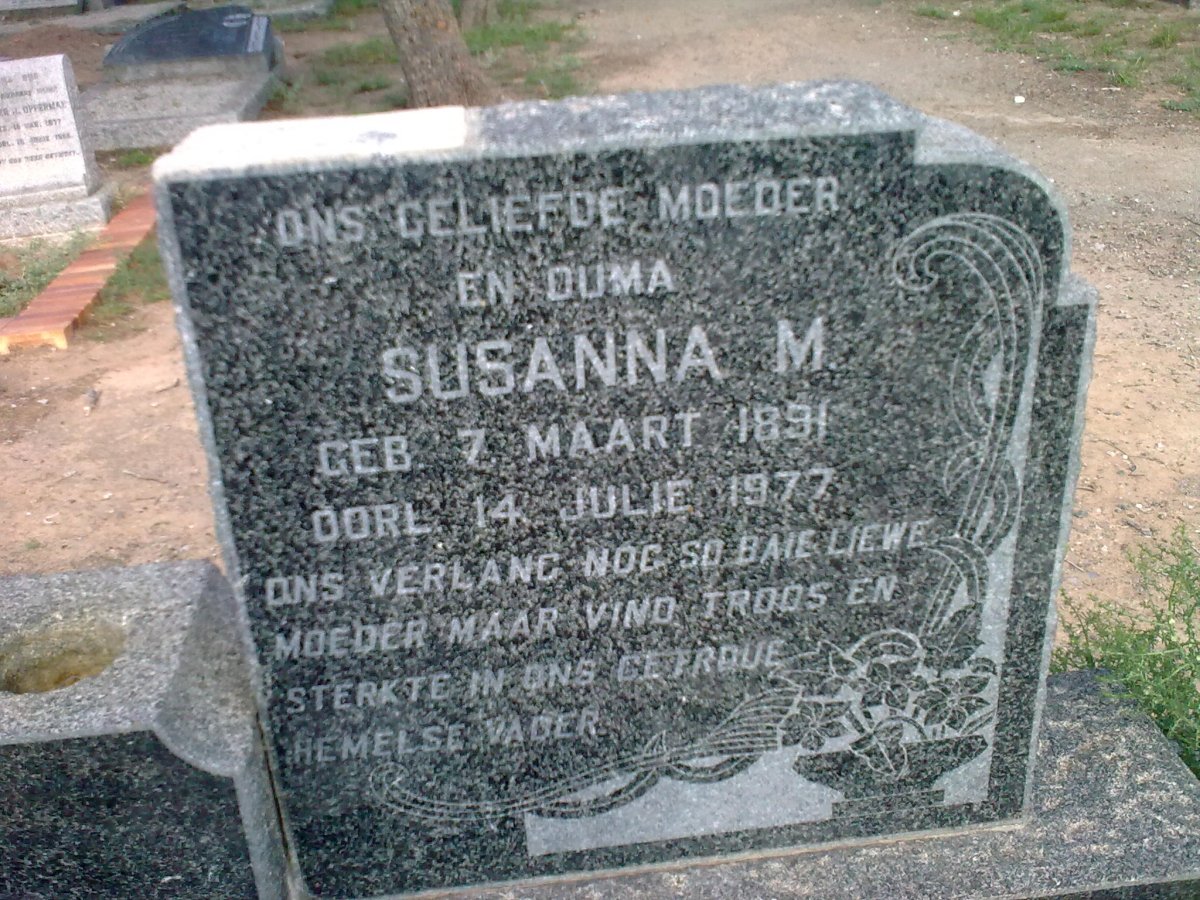 BOTES Susanna M. 1891-1977