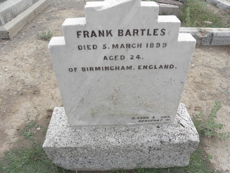 BARTLES Frank -1899