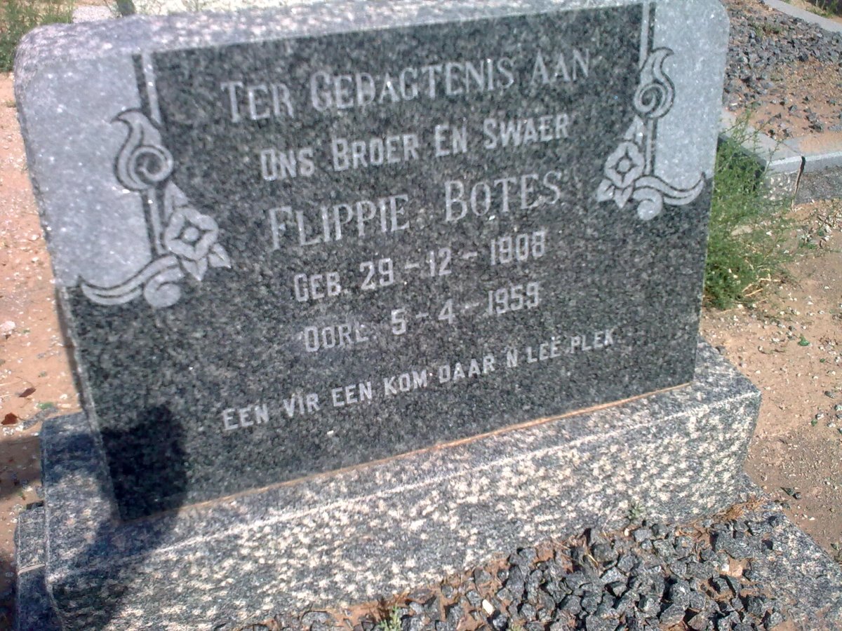 BOTES Flippie 1908-1959