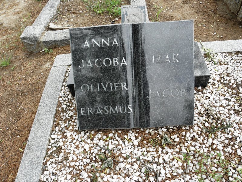 ERASMUS Izak Jacob &amp; Anna Jacoba OLIVIER