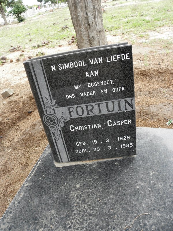 FORTUIN Christian Casper 1929-1985