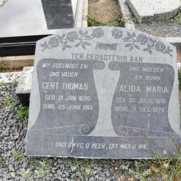 FERREIRA Gert Thomas 1890-1961 &amp; Alida Maria 1891-1976