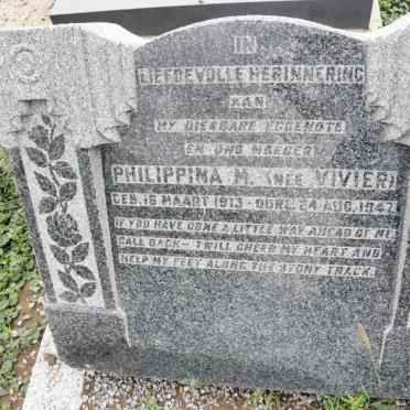 GIBSON Philippina M. nee VIVIER 1913-1947
