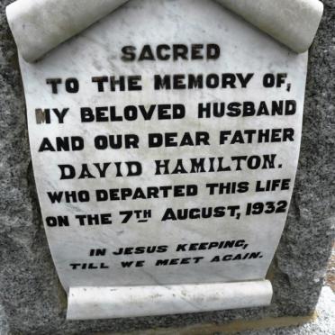 HAMILTON David -1932