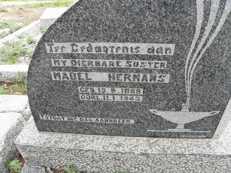HERMANS Mabel 1888-1943
