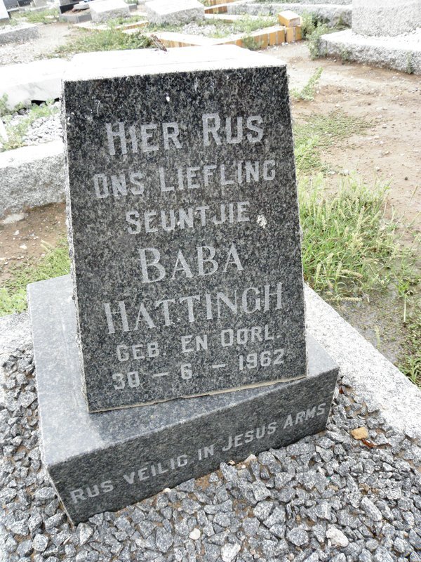 HATTINGH Baba -1962-1962