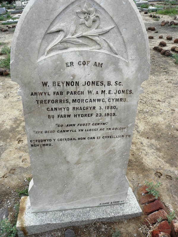 JONES W. Beynon 1880-1909