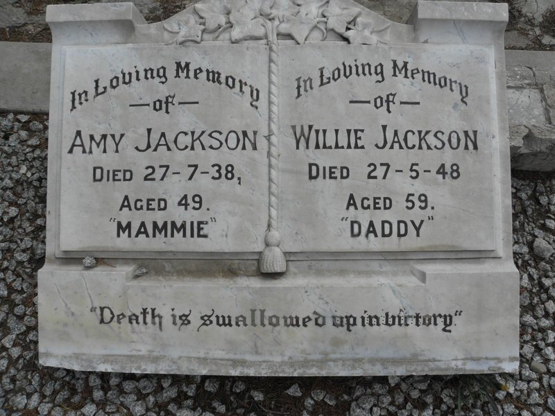 JACKSON Willie -1948 &amp; Amy -1938