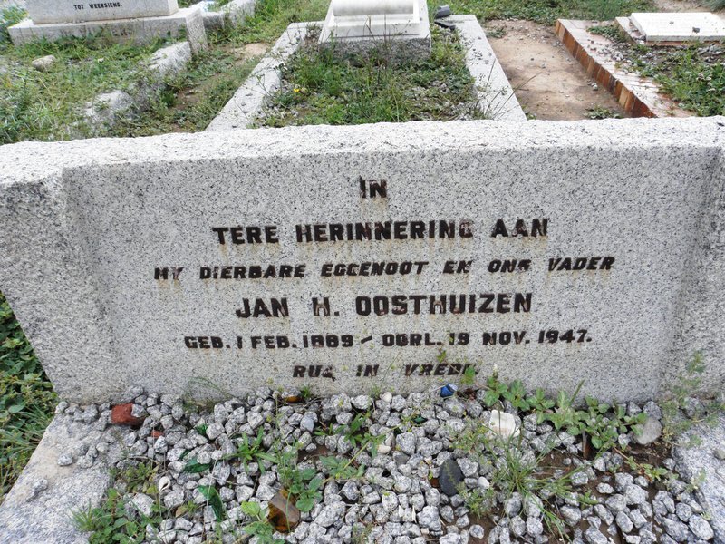 OOSTHUIZEN Jan H. 1889-1947