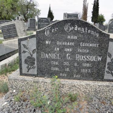 ROSSOUW Daniël G. 1881-1957