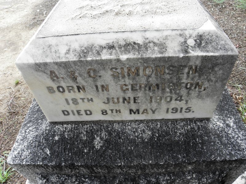 SIMONSEN Annie 1904-1915