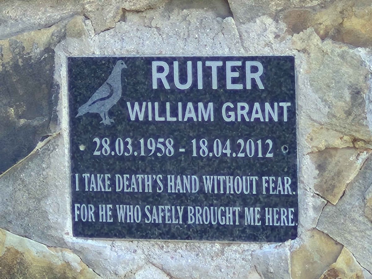 RUITER William Grant 1958-2012