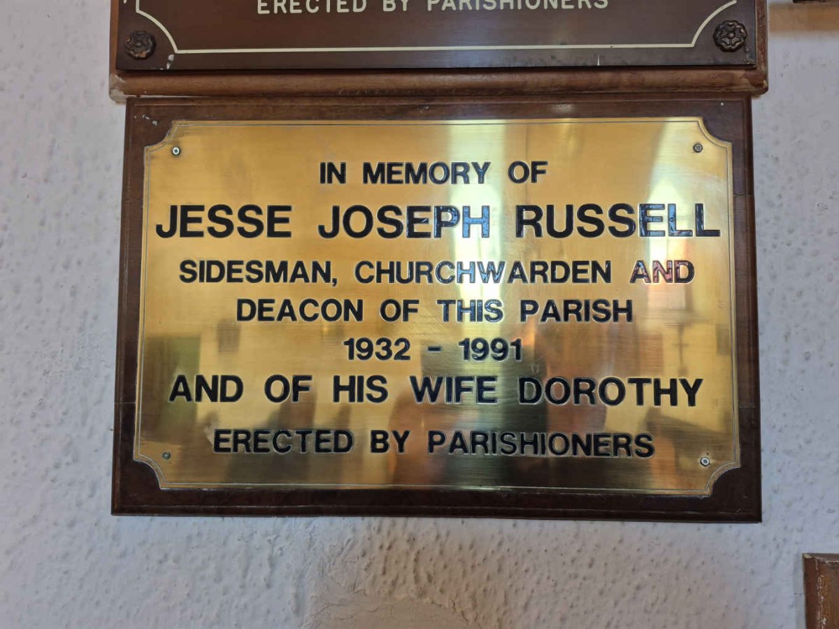RUSSELL Jesse Joseph 1932-1991 & Dorothy