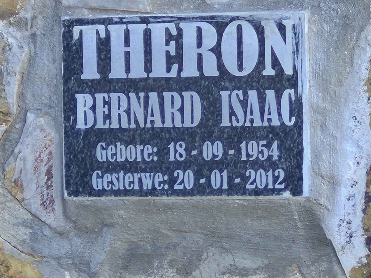 THERON Bernard Isaac 1954-2012