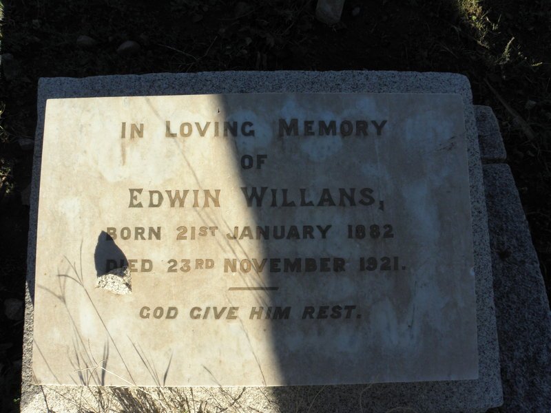 WILLANS Edwin 1882-1921