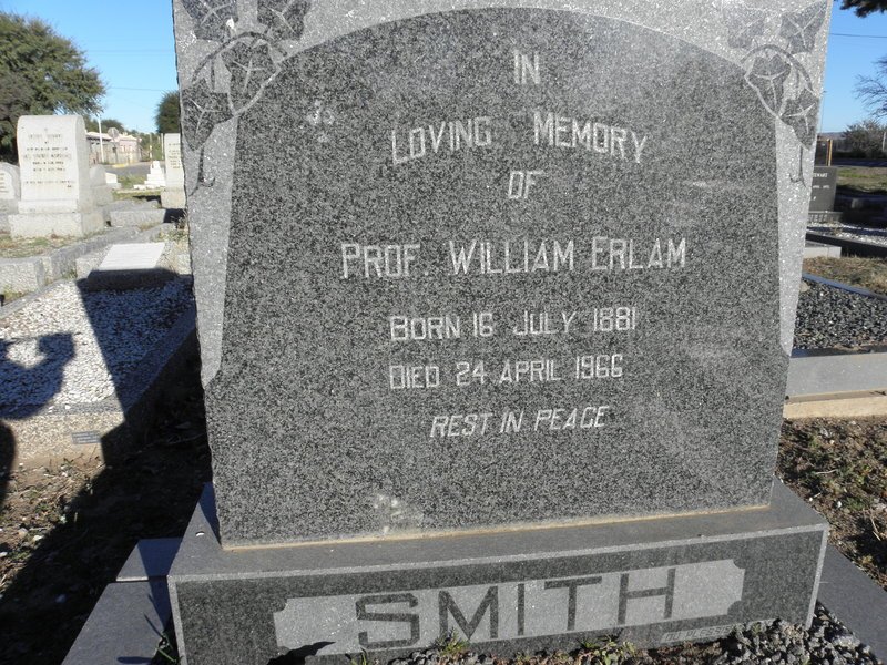 SMITH William Erlam 1881-1966