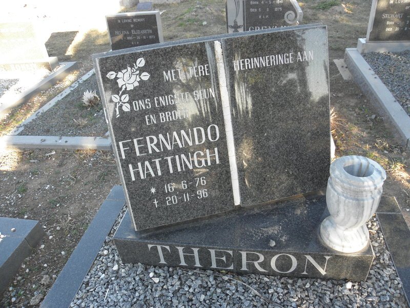 THERON Fernando Hattingh 1976-1996