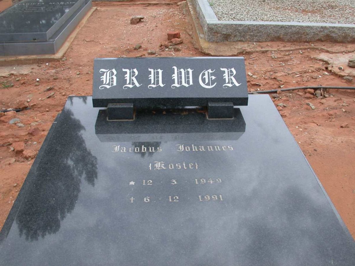 BRUWER Jacobus Johannes 1949-1991