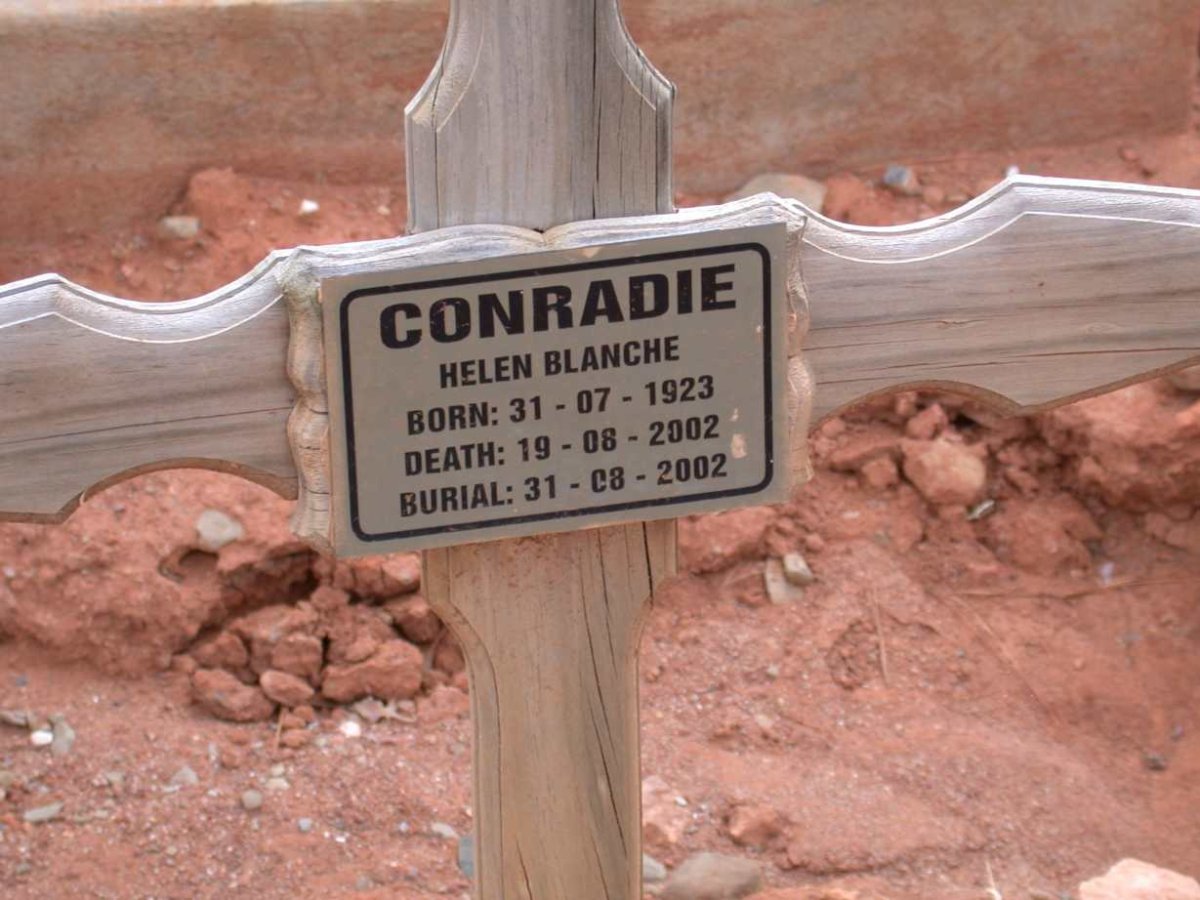 CONRADIE Helen Blanche 1923-2002