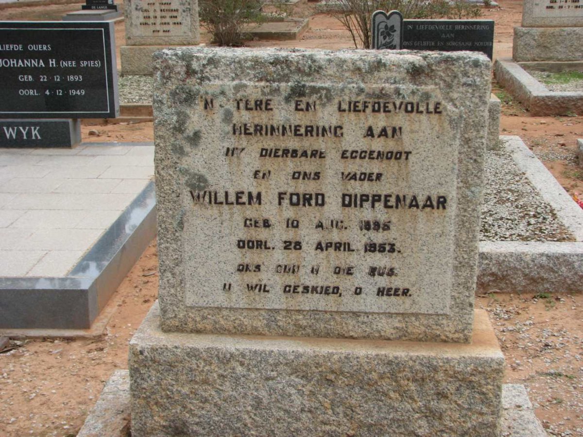 DIPPENAAR Willem Ford 1895-1953