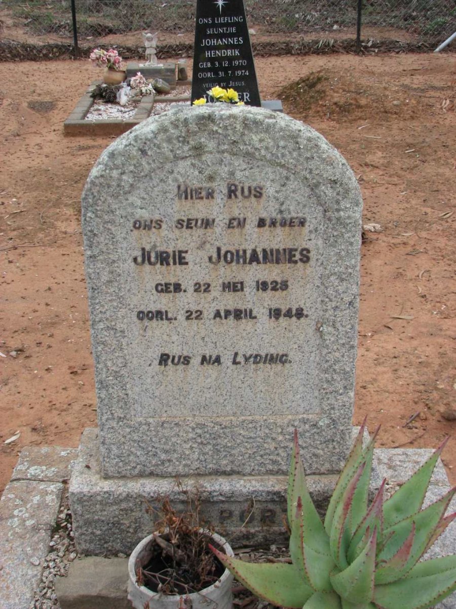 DELPORT Jurie Johannes 1925-1948