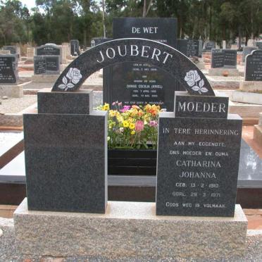JOUBERT Catharina Johanna 1910-1971