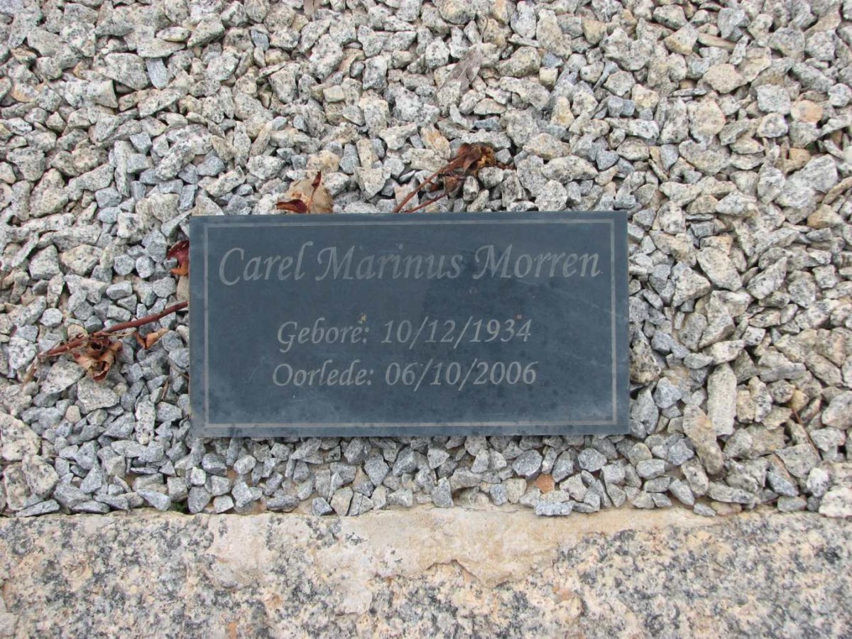 MORREN Carel Marinus 1934-2006