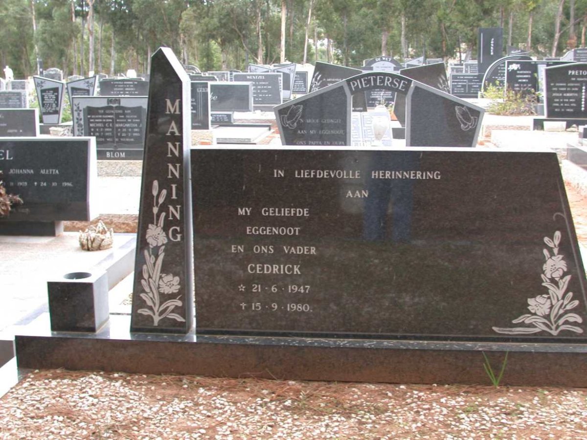 MANNING Cedrick 1947-1980